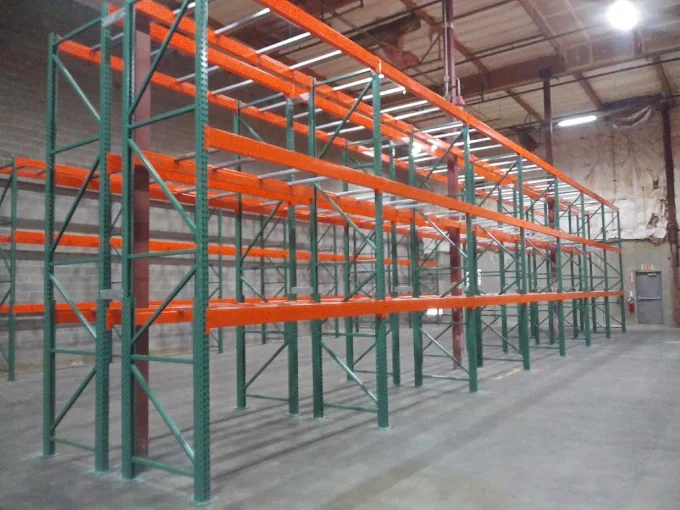 inside industrial racks